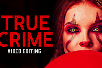 make true crime video, youtube content and documentary