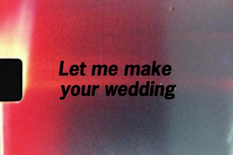 professionally edit your wedding video
