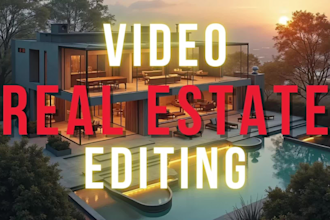 create a real estate listing video with cinematic editing and sound desig