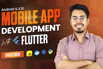 do mobile app development, android and ios app developer using flutter