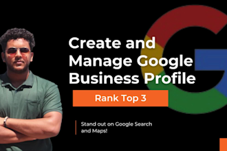 create and manage gmb profile and do SEO to rank top 3 on google map