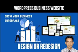do wordpress business website design redesign blog flatsome