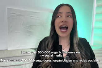ugc  videos in spanish and english