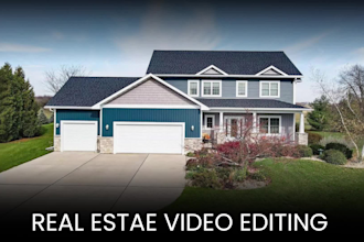 edit real estate reel, walkthrough, home tours, drone videos in 24 hours