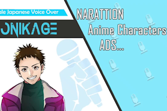 voice act anything in a japanese male voice