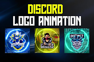 design animated discord logo animation banner gif and fivem server animation