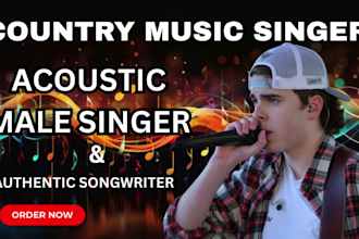 be your legendary male acoustic country singer and vocalist