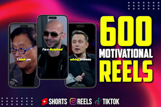 make motivational youtube shorts and instagram reels