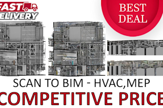 convert point cloud scan to bim mep plumbing hvac revit cad