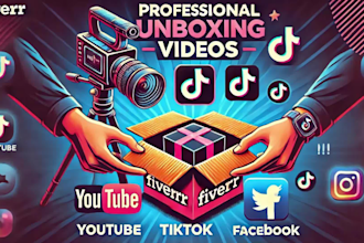 edit unboxing video product for youtube facebook reel shot
