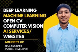 build custom ai ml, computer vision solutions using pytorch