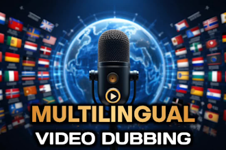 professional video dubbing and translation in 30 languages