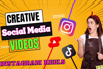 creative reels editing or photo retouching