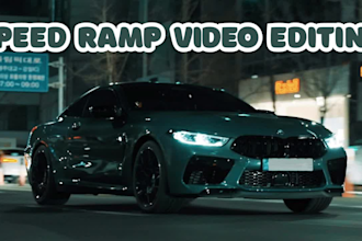 do speed ramp video editing for your car reels and car videos