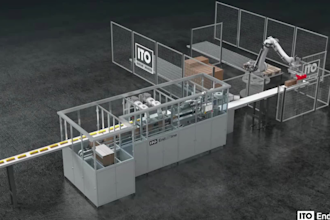 create 3d industrial animation video for 3d factory machinery system workflow