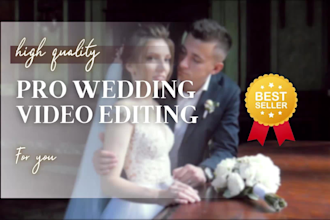 professional wedding video editing