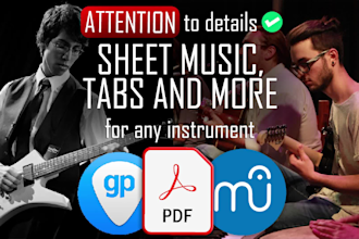 do music transcription or any similar work