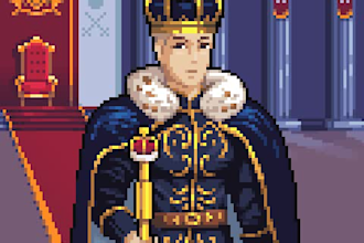 create pixel characters and icons for video games