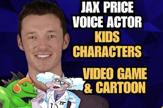 voice act kids characters for video game and cartoons