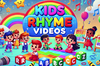 make kids learning videos and rhymes for youtube