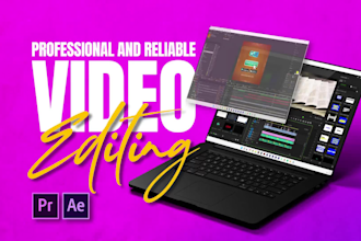 be your professional video editor for youtube and business