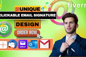 craft a unique clickable email signature that elevates your brand
