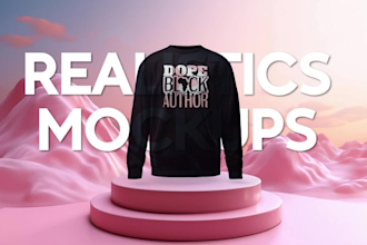 do 3d clothing mockup animation of your sweatshirt with fast deliver