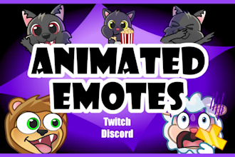create custom twitch emotes animated