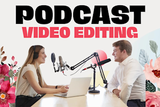 edit your raw video podcasts, zoom meetings and interviews