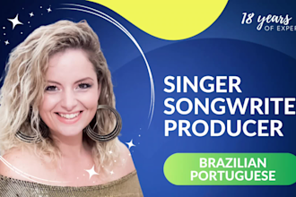 be your brazilian female singer and songwriter