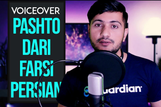 do professional pashto and dari voice over