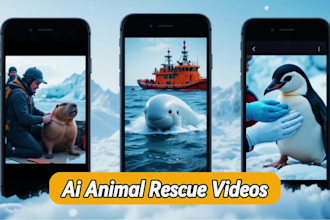 create heartwarming animal rescue videos for youtube