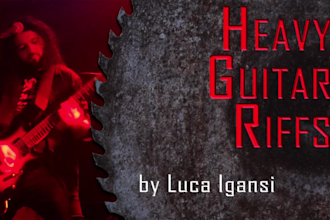 record a heavy guitar riff with 20 years of experience