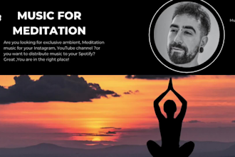 create ambient, meditation relaxing music