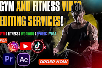 edit your gym, fitness, and workout videos