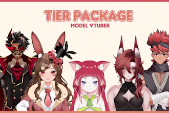 draw and rig a high quality vtuber