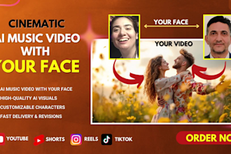 create stunning ai music videos with your face or custom character