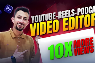 do professional youtube video editing,podcast reels, online course video editing
