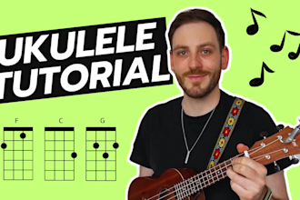 record ukulele step by step tutorial lesson for your song