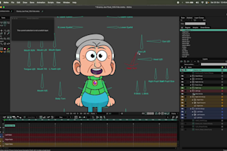 rig and animate characters in moho