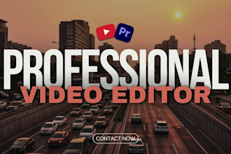 do a professional video editing on adobe premiere pro