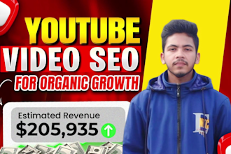 do youtube video SEO for organic growth and high revenue