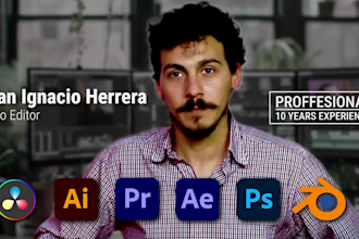 profesionally edit your video with motion and sound design