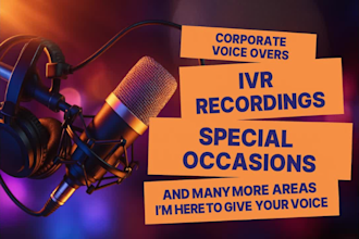record a professional turkish female IVR voice