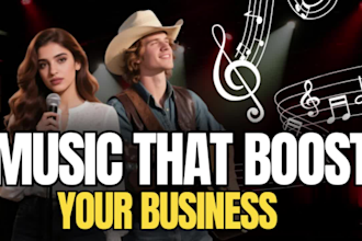 create a custom music to promote your business