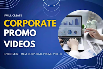 edit investment MLM corporate based promo videos