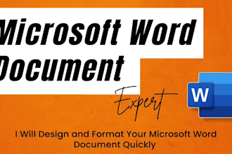 design and format your microsoft word document quickly