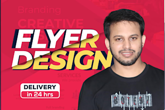 design effective promotional business flyer or one pager