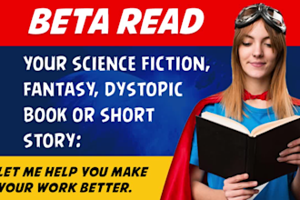 beta read your science fiction fantasy or dystopic book