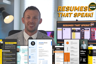 write your professional cv, resume and cover letter